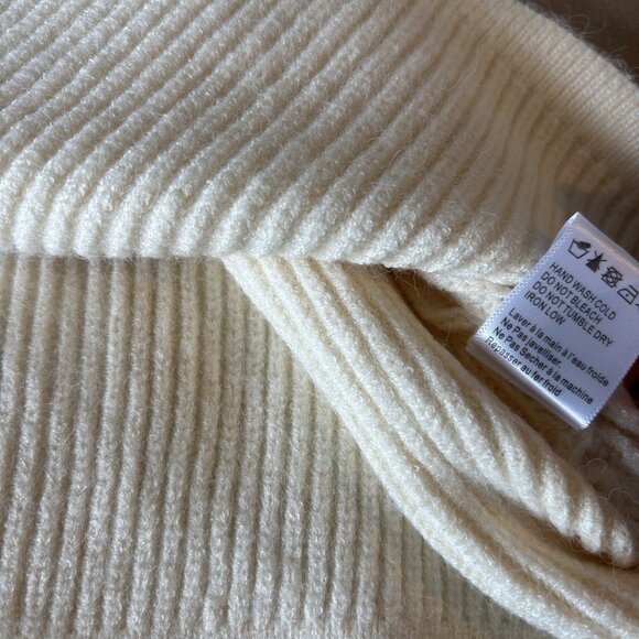 Lucca Women’s V Neck Sweater Polo Collar Size XS Beige Academia Neutrals Capsule - Picture 11 of 14